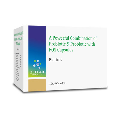 Bioticas Prebiotic and Probiotic Capsule