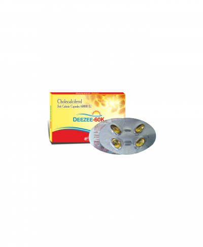 Deezee 60K Vitamin D3 Capsules