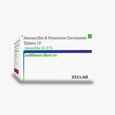 Amoxible CL 375 Antibiotic Tablet