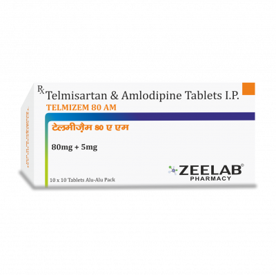 Telmizem 80 AM Tablet